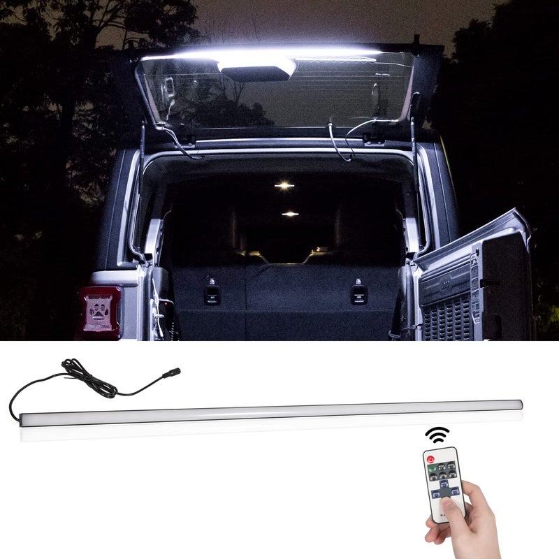 Danti LED Tailgate Windshield Rear Glass Lift Gate Dome Light Bar for Jeep Wrangler TJ YJ JK JKU JL JLU & Gladiator JT 1997-2023 - Image 2